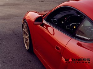 Porsche Cayman Custom Wheels - RS74 by Vossen - Patina Gold Porsche Cayman Custom Wheels - RS74 by Vossen - Patina Gold